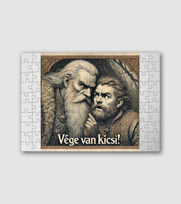Magyar p. minta fehér pólón
