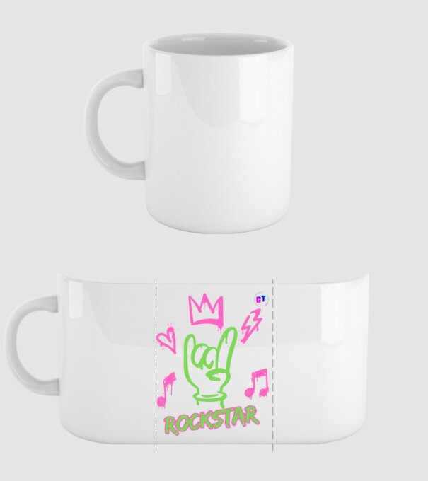 Rockstar minta fehér pólón