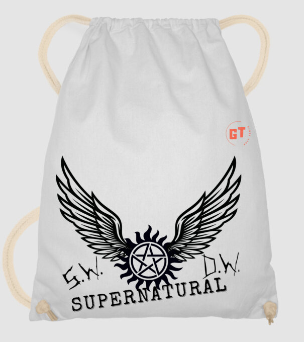 Supernatural minta fehér pólón