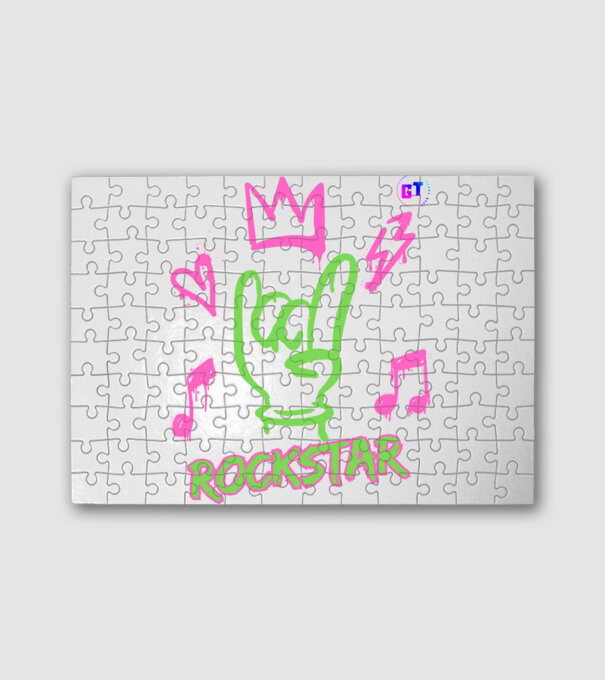 Rockstar minta fehér pólón