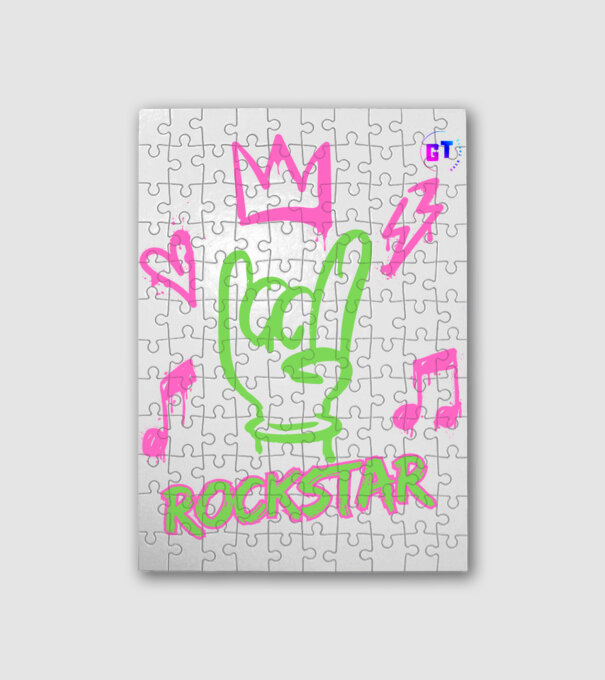 Rockstar minta fehér pólón