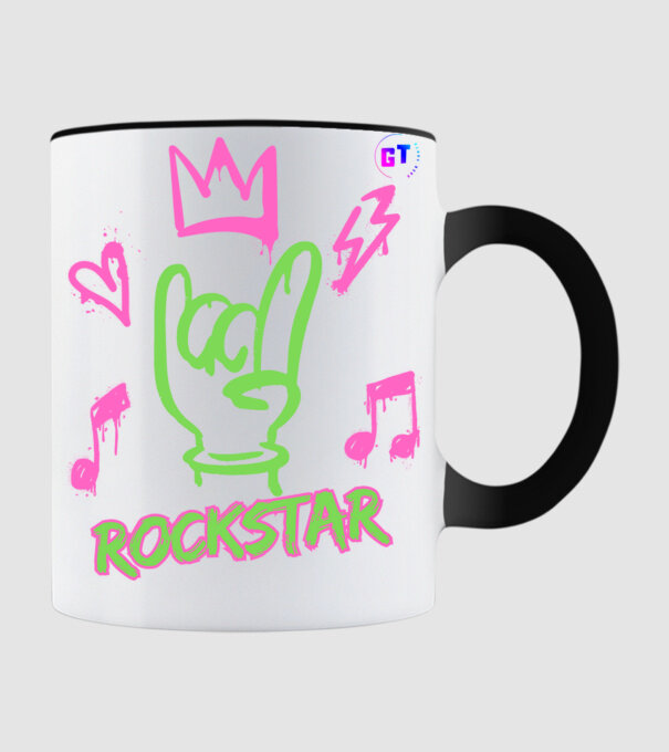 Rockstar minta fekete pólón
