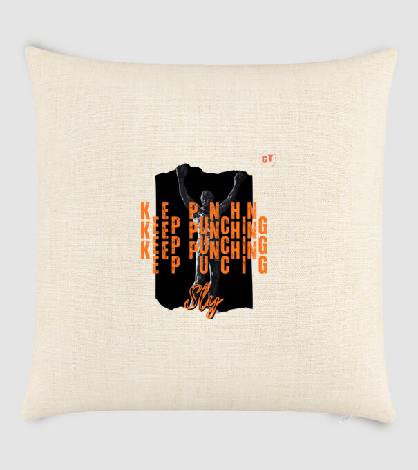 Keep Punching - Sly minta homokszín pólón