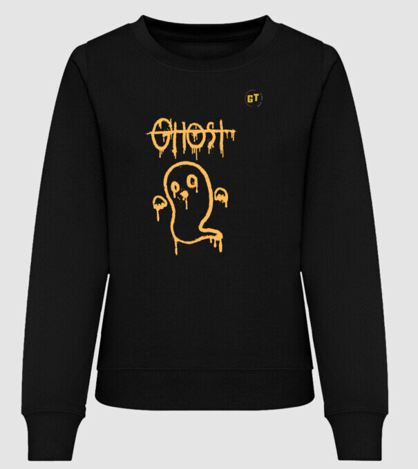 Ghost minta fekete pólón