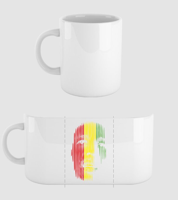 bob marley minta fehér pólón
