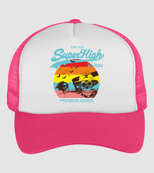 superhigh 2 minta neonpink pólón