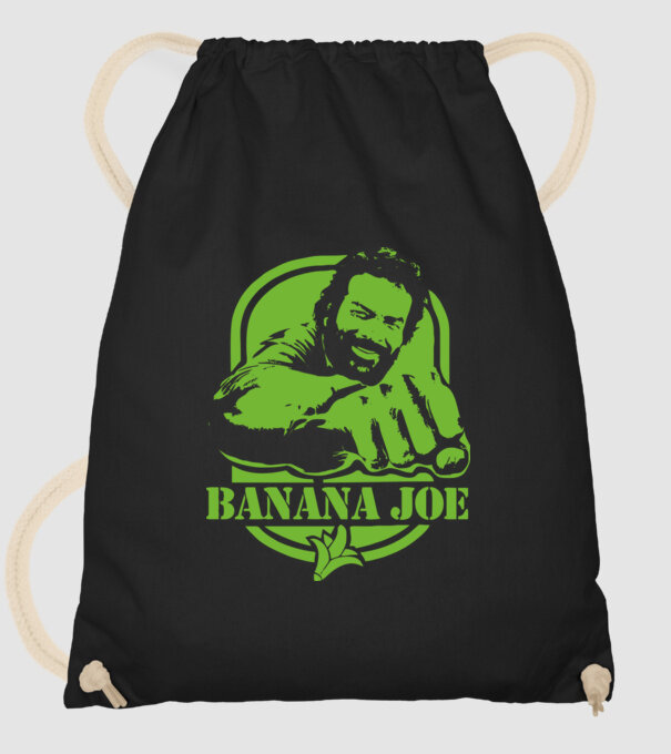 banana joe minta fekete pólón