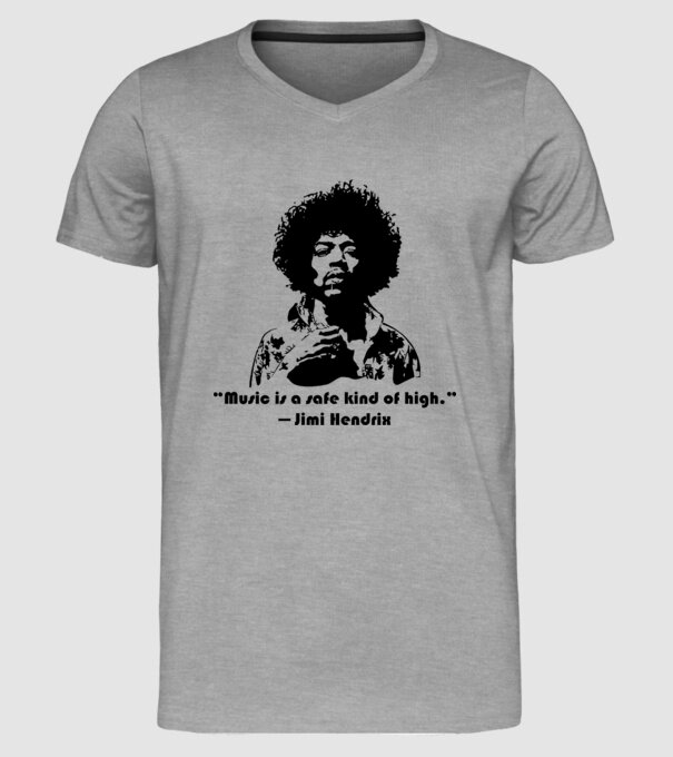 CT- Hendrix minta szürke pólón