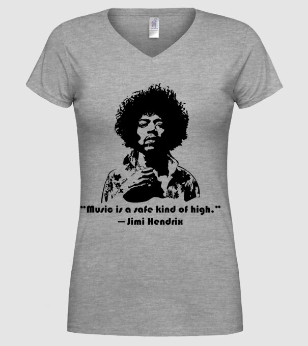 CT- Hendrix minta szürke pólón