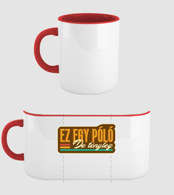 ez egy póló_retro minta piros pólón