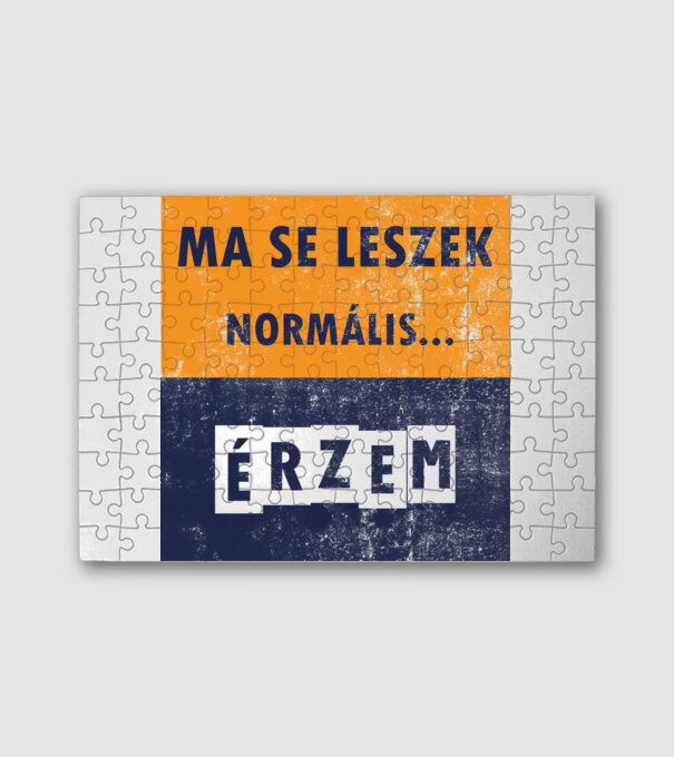 ma se leszek normális minta fehér pólón