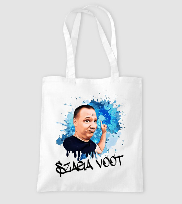 szagavoot minta fehér pólón