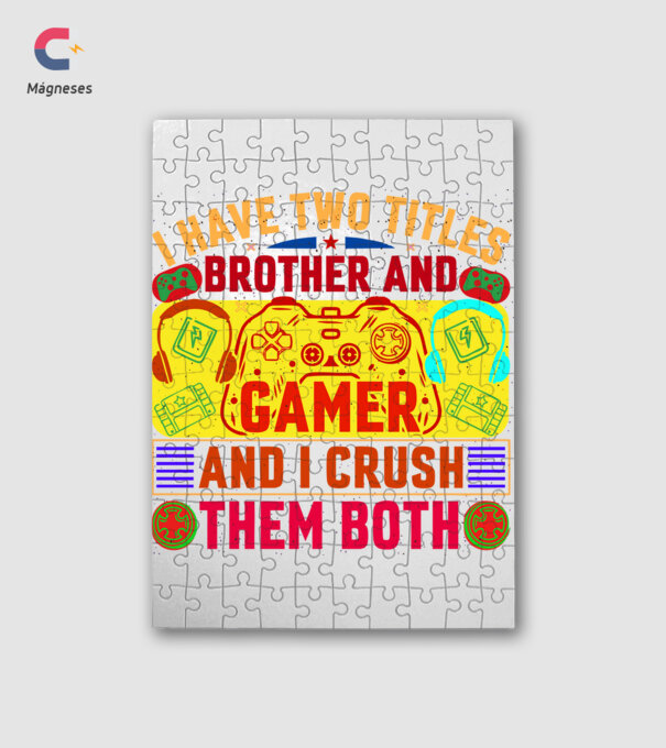 GAMER minta fehér pólón