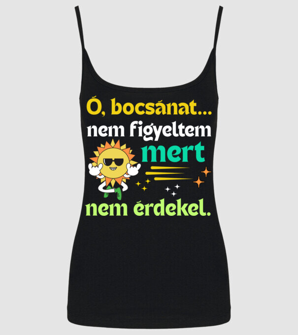 Ó bocsánat nem figyeltem mert nem érdekel minta fekete pólón