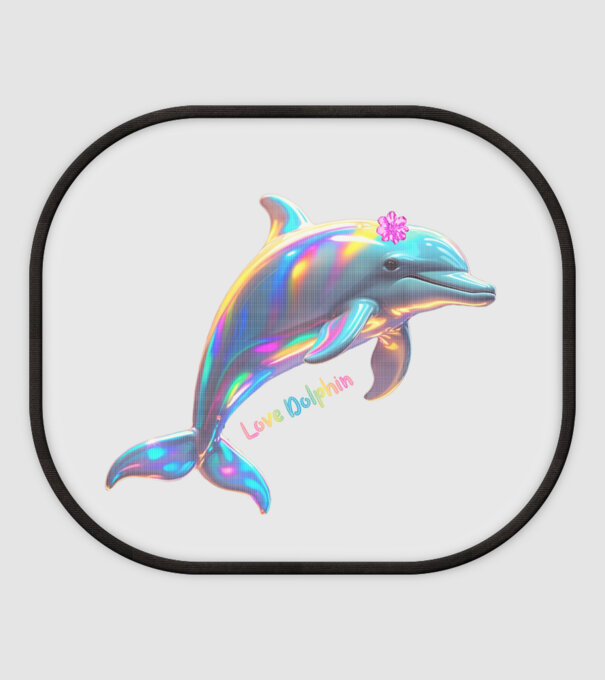 Delfin Kaland minta fehér pólón