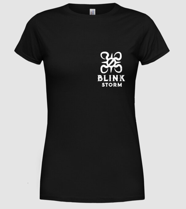 Blink Storm minta fekete pólón