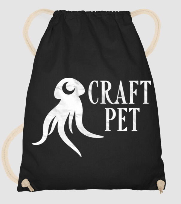 Craft Pet minta fekete pólón