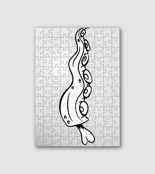 Elder tentacle minta fehér pólón