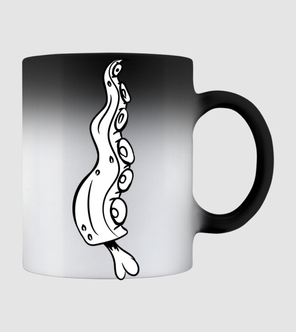 Elder tentacle minta fekete pólón
