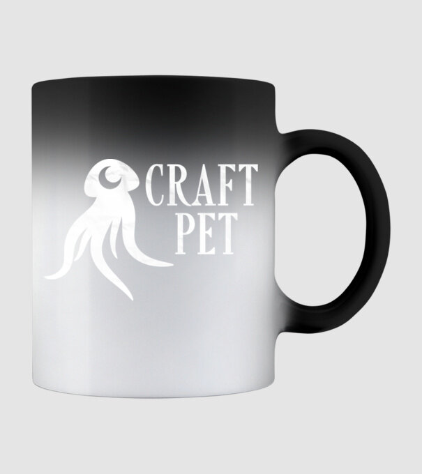 Craft Pet minta fekete pólón