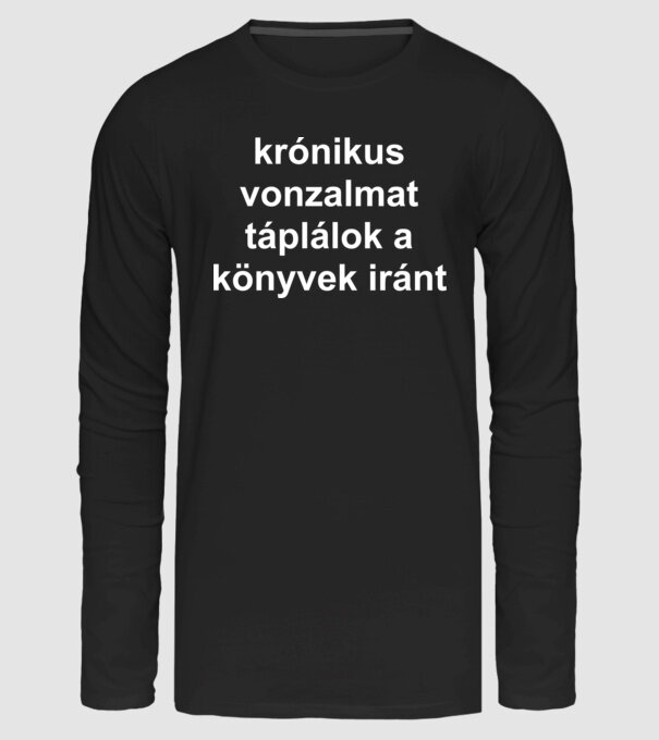 krónikus.fehér minta fekete pólón
