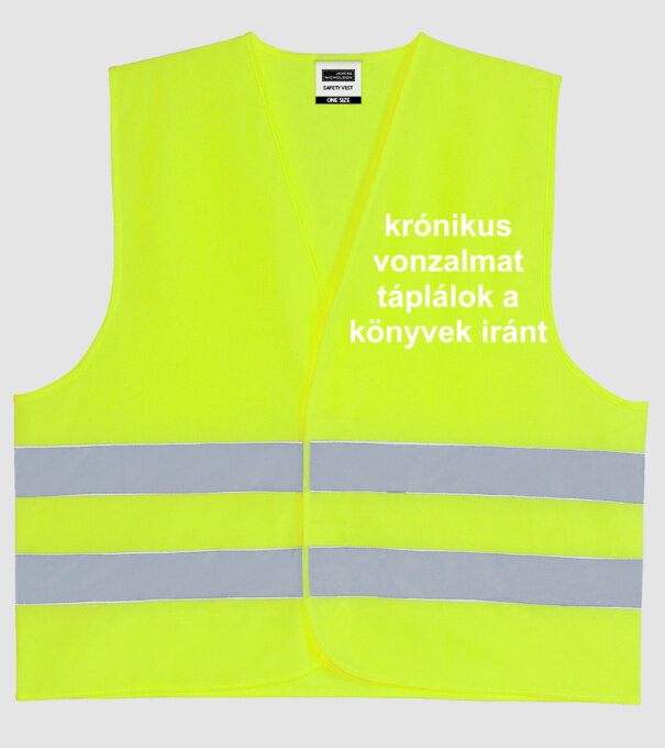krónikus.fehér minta neonsárga pólón