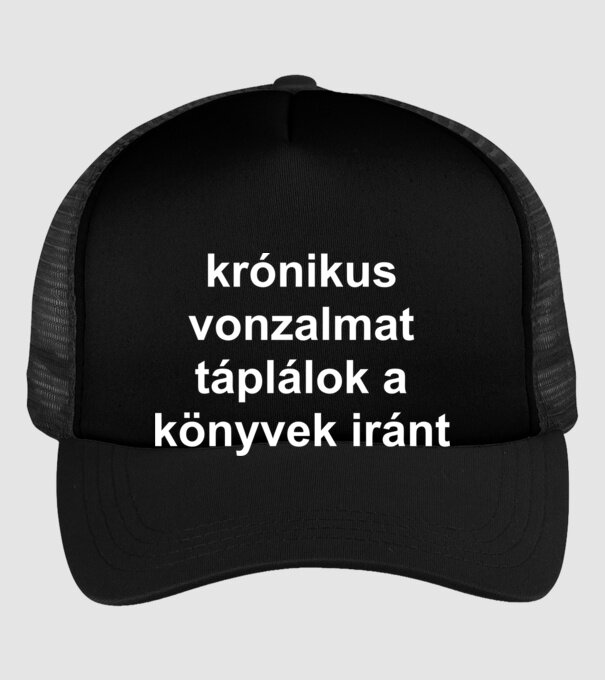 krónikus.fehér minta fekete pólón