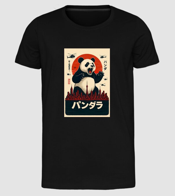 Pandzilla - (A) minta fekete pólón