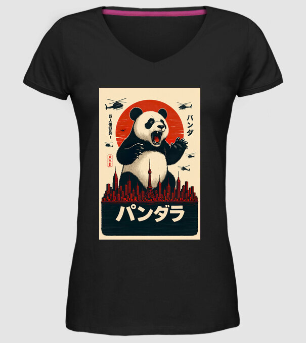 Pandzilla - (A) minta fekete pólón