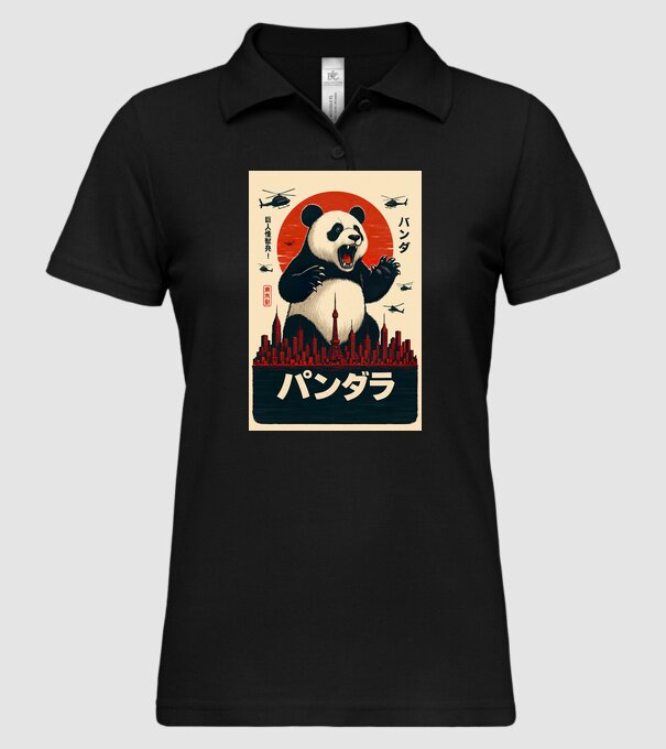 Pandzilla - (A) minta fekete pólón