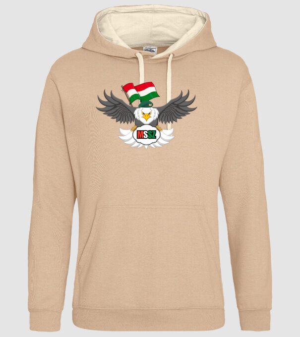 MSSZ Official Klán Logó minta homokszín pólón