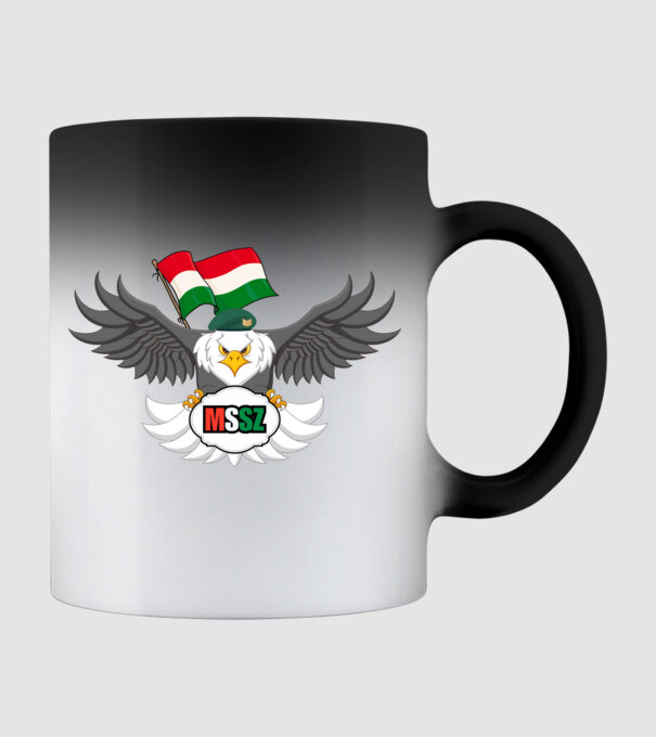 MSSZ Official Klán Logó minta fekete pólón