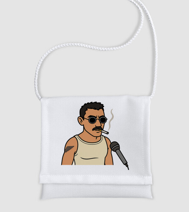 MI FOLYIK ITT GYÖNGYÖNÖS minta fehér pólón