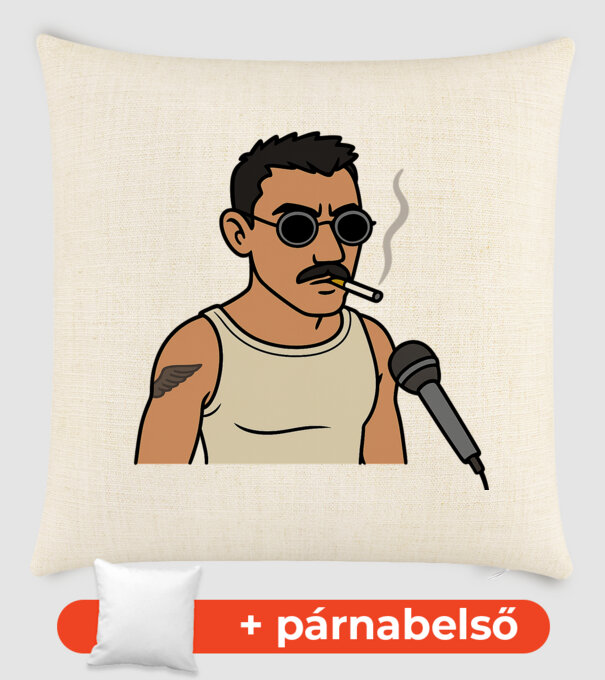 MI FOLYIK ITT GYÖNGYÖNÖS minta homokszín pólón