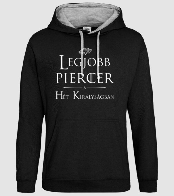A legjobb piercer minta fekete pólón