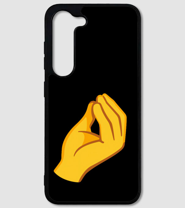 Hand minta fekete pólón