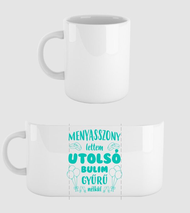 menyasszony lettem utolsó bulim - K edition minta fehér pólón