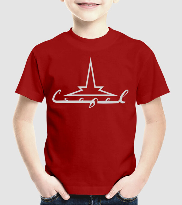 Csepel logo minta piros pólón