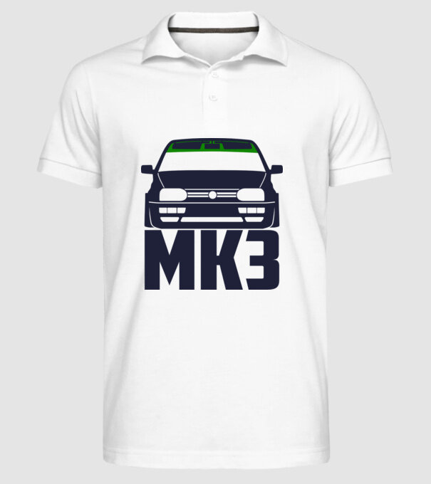 Golf mk 3 minta fehér pólón