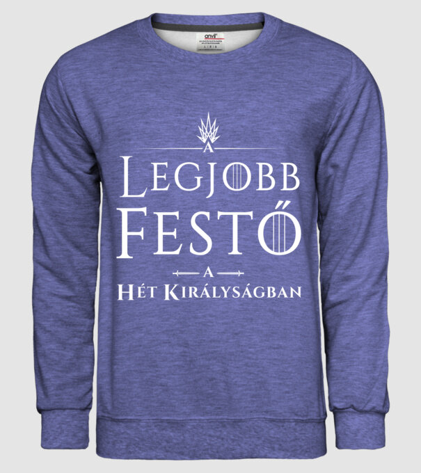 got-legjobb-festo minta farmerkék pólón