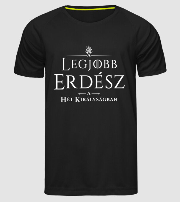 Got legjobb erdesz minta fekete pólón