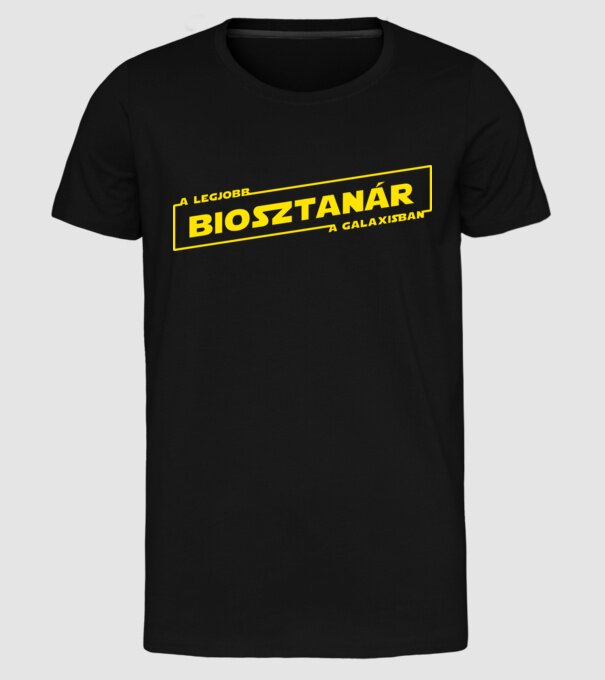 Star Wars legjobb biosztanar solo minta fekete pólón