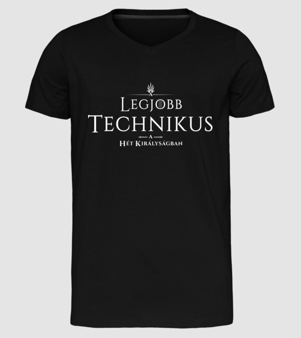 Got legjobb technikus minta fekete pólón