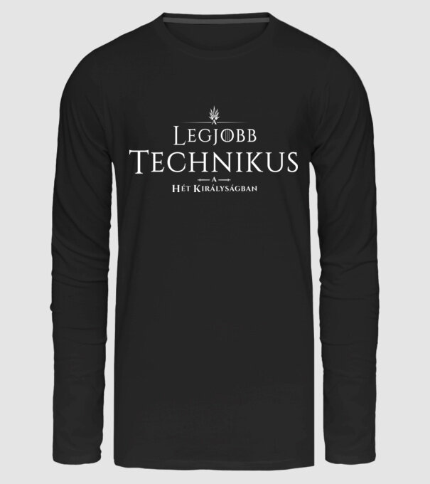 Got legjobb technikus minta fekete pólón