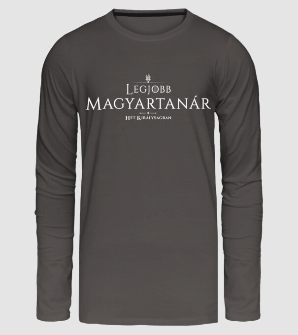 Got legjobb magyartanar minta sötétszürke pólón