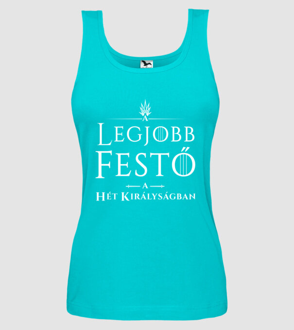got-legjobb-festo minta türkiz pólón