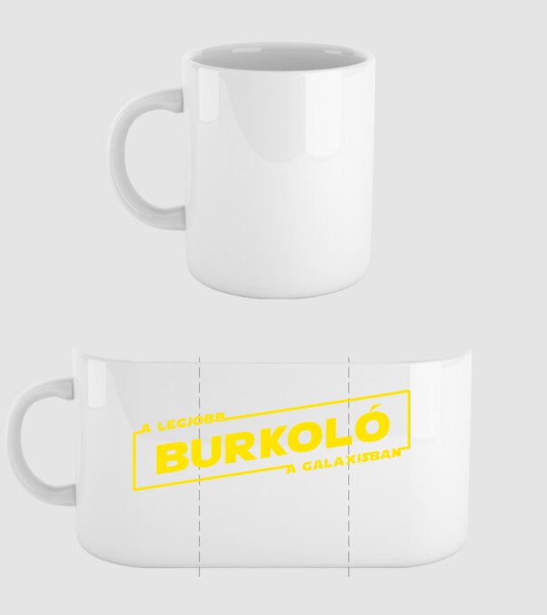 Star Wars legjobb burkolo solo minta fehér pólón