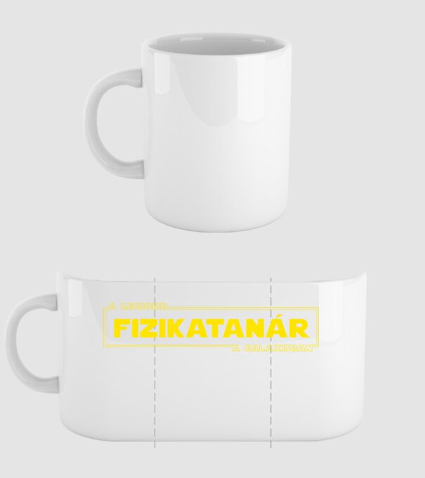 Star Wars legjobb fizikatanar minta fehér pólón