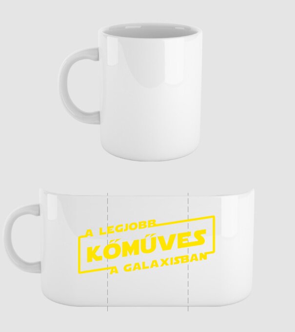 star-wars-legjobb-komuves-solo minta fehér pólón