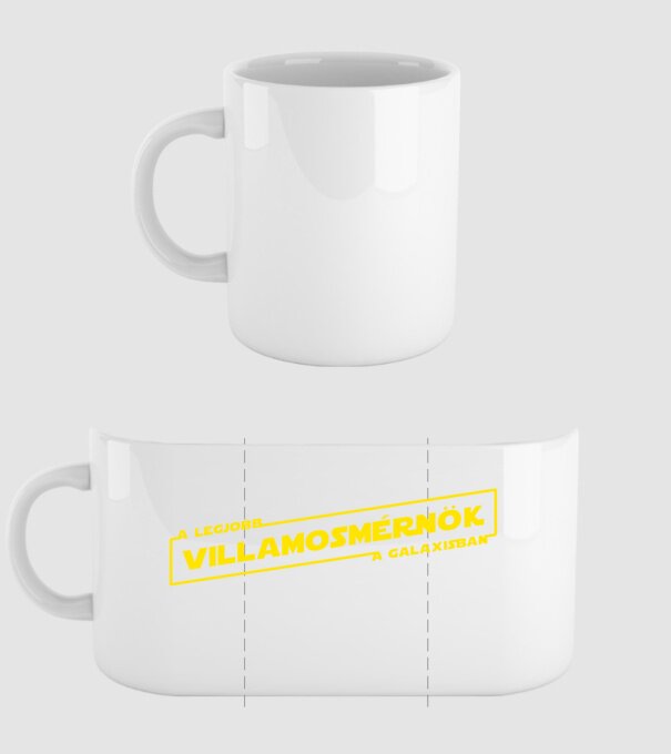star-wars-legjobb-villamosmernok-solo minta fehér pólón